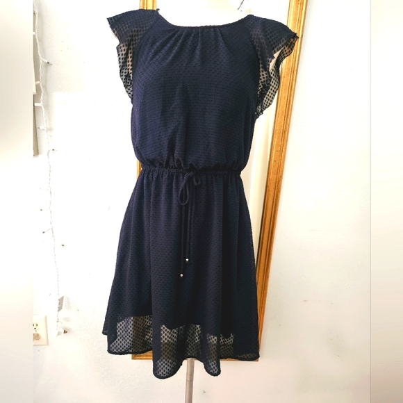 H&M Blue Dress Size 2 - Picture 1 of 6